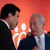 Lionel Richie speaking to the King at the Greater Together Reception, in partnership with King’s Trust