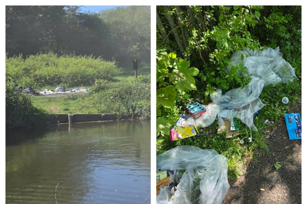 A “lovely” waterway in Oldbury connected to a historic canal is being “blighted” by “dog poo and rubbish”.