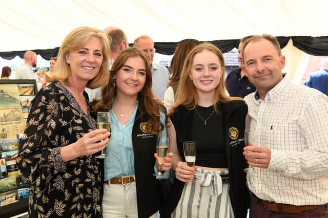 L-R: Lisa, Imogen, Emily and Clive Vickers