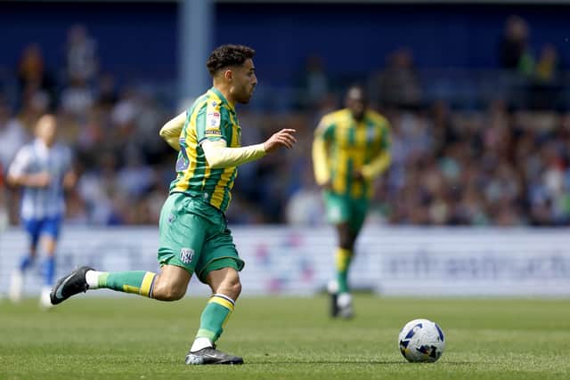 Tammer Bany picked up a knock at Hillsborough but is in Portugal with colleagues. (Photo by Adam Fradgley/West Bromwich Albion FC via Getty Images)