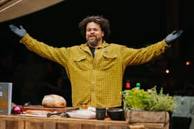 Adam Purnell at the Embers Fire Festival