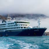 The MV Hondius at sea