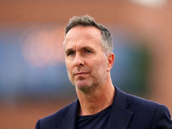 Former England captain Michael Vaughan.