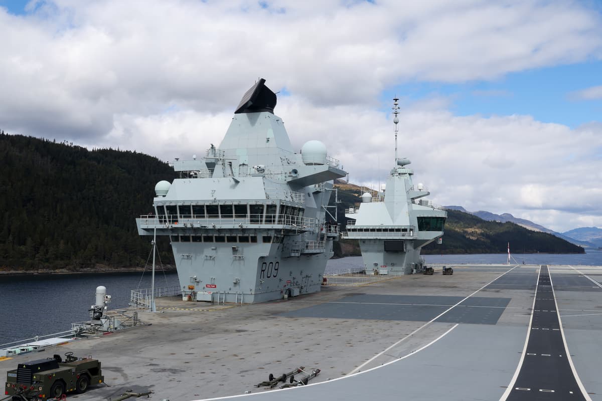 UK’s largest warship sets sail for Nordic waters