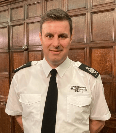 Staffordshire'S Chief Fire Officer Glynn Luznyj