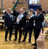 Reform candidates celebrate in Dudley.