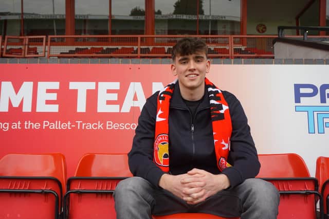 Stan Straw signed his first professional deal with Walsall in March.