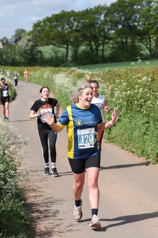 The runners headed out into the countryside at Kemberton