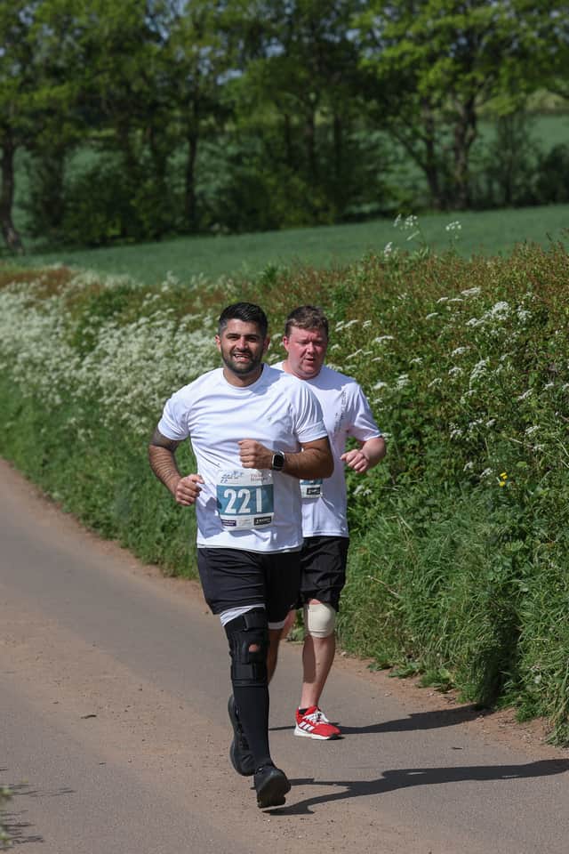Runners were treated to an idyllic country route for the 10k