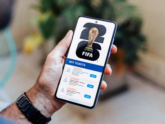 World Cup tickets on an app
