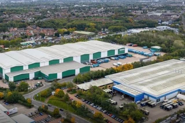 The former Poundland warehouse in Bilston which has been let to packaging firm Diamond Box