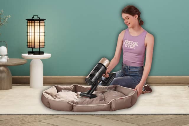 The Ultenic cordless vacuum cleaner is designed to tackle pet hair, carpets and hard floors with powerful suction and anti-tangle technology.
