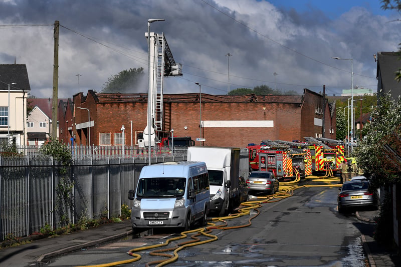 10 pictures show devastating aftermath of huge factory fire in ...