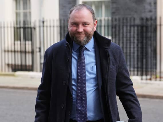 Ian Murray smiling in Downing Street