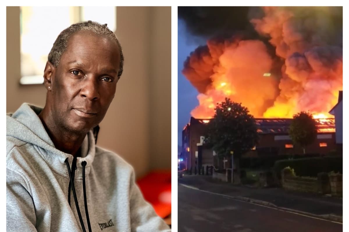 'I witnessed the huge fire in Wolverhampton that erupted near a major gas ...