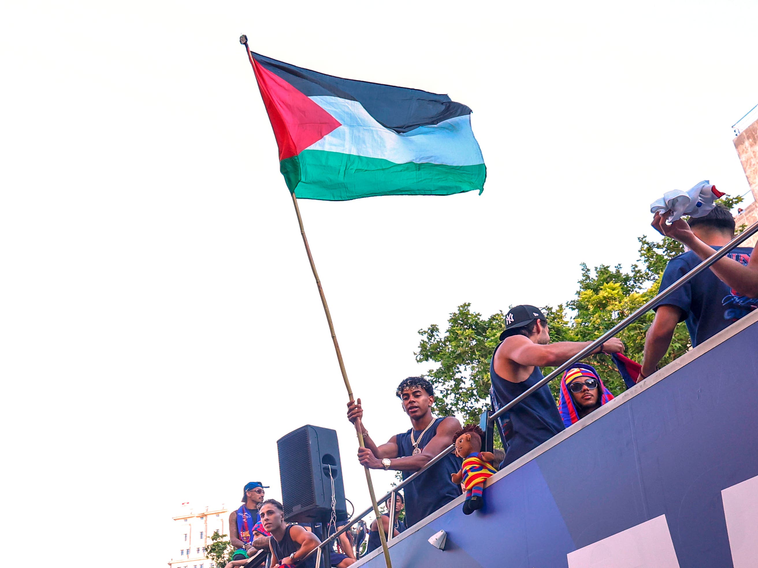 Israeli minister criticises football star Yamal for waving Palestinian flag