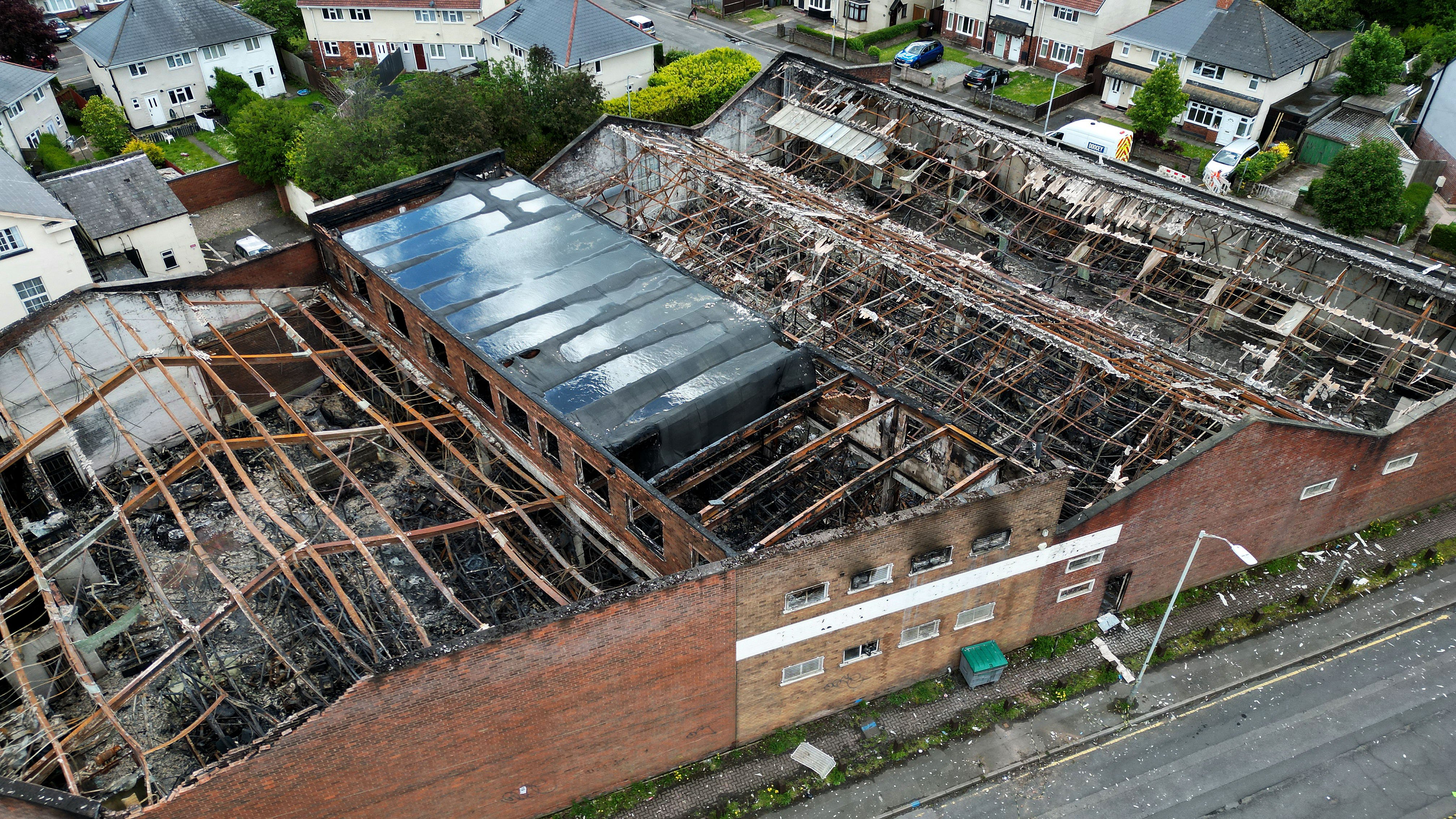 New images reveal devastating aftermath of Wolverhampton blaze