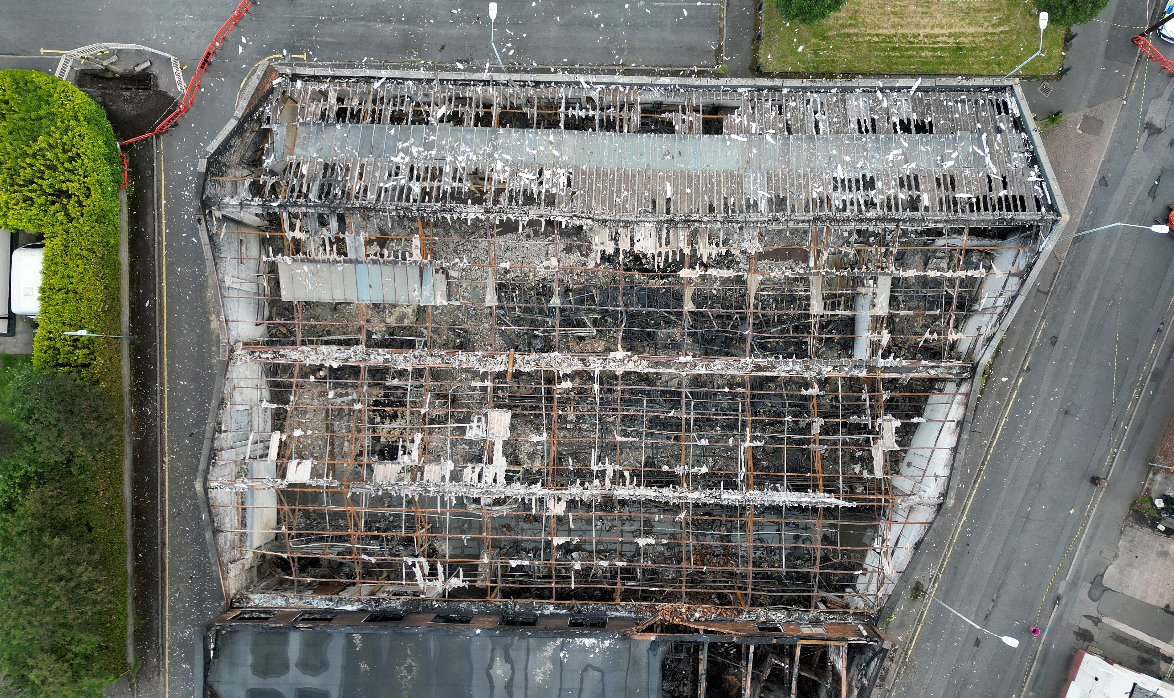 Wolverhampton factory fire 'suspected arson' - investigation continues