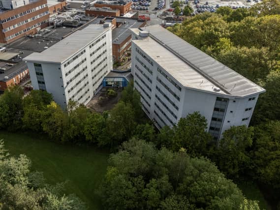 A view of Arrowe Park Hospital on Merseyside