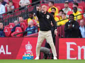 Pep Guardiola on the touchline
