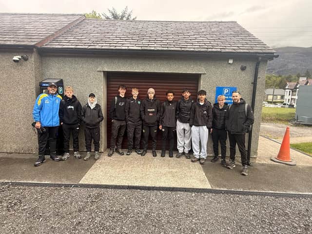 Wolverhampton Olympic Wanderers under 14s reached the summit of Mount Snowdon
