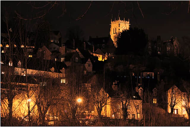 Bridgnorth by night by Ralph Walker