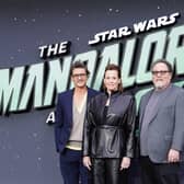 Pedro Pascal, Sigourney Weaver and Jon Favreau