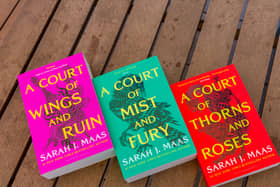 Sarah J Maas's A Court of Wings and Ruin, A Court of Mist and Fury, and A Court of Thorns and Roses (Hamdi Bendali/Alamy)