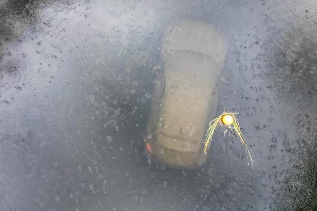 Nissan Juke submerged in River Avon at Marlcliff, Warwickshire.