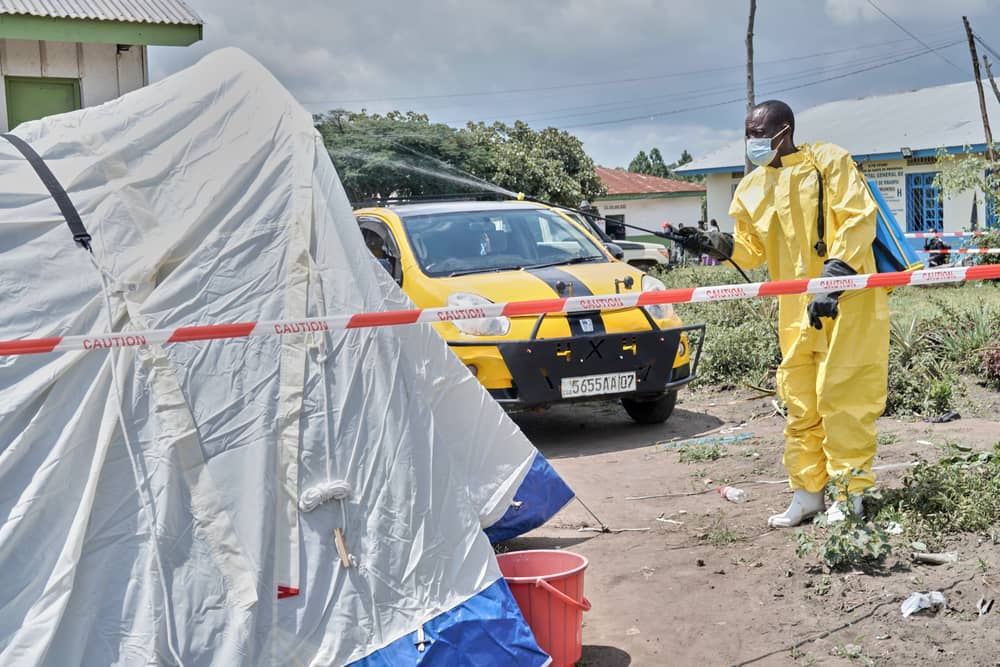 Photos from Congo and Uganda as WHO declare health emergency over Ebola