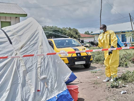 Photos from Congo and Uganda as WHO declare health emergency over Ebola