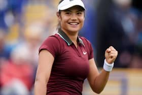 Emma Raducanu smiles