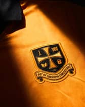 The badge on the new shirt designed to celebrate 150 years