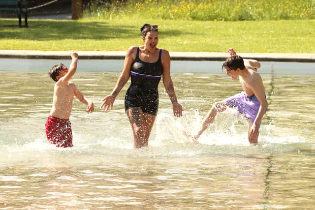 The pool at Tettenhall is a refreshing place to cool down