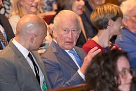 Charles attends a performance of The Tempest by the Royal Shakespeare Company (Jeff Spicer/PA)