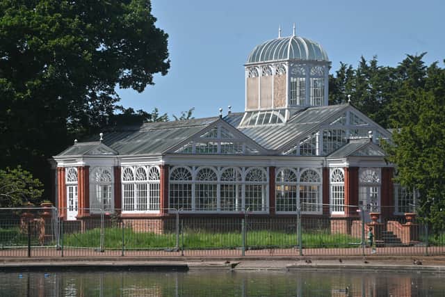 West Park looked particularly lovely in the sunshine