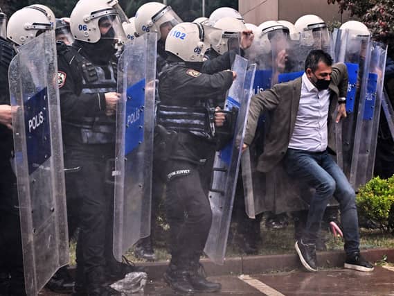 APTOPIX Turkey Opposition