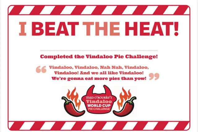There is a certificate for those who complete the challenge