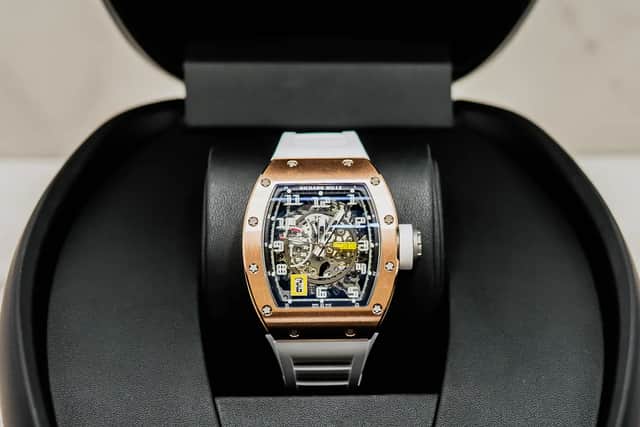 The Richard Mille RM-030 Rose Gold is one of the world’s most recognisable ultra-luxury watches and forms part of the eye-catching Elite Competitions prize bundle