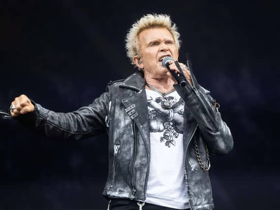 Billy Idol performing live with Generation Sex in 2023