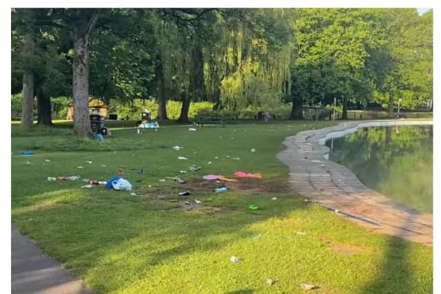 A Wolverhampton councillor has blasted the amount of litter left behind at the city’s free outdoor pool. 