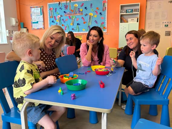 Michelle O'Neill and Emma Little-Pengelly
