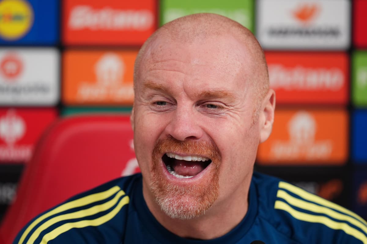 Sean Dyche enjoying showing lighter side in break from management