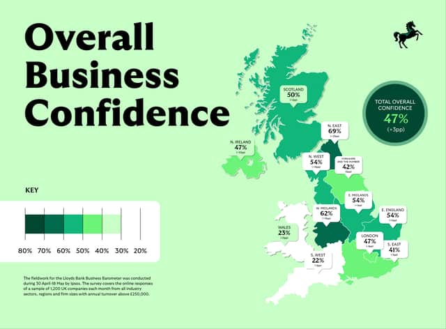 Business Barometer national heat map - May 2026