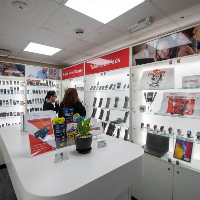The Big Phone Store's phone museum