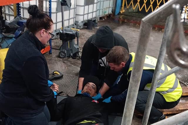 A PLT Training scenario training session