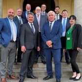 Dudley Council leader Patrick Harley with his new cabinet 