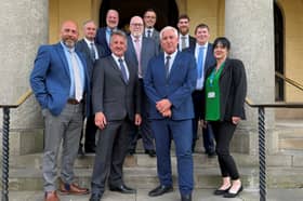 Dudley Council leader Patrick Harley with his new cabinet 