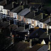 A view of houses across Dover in Kent