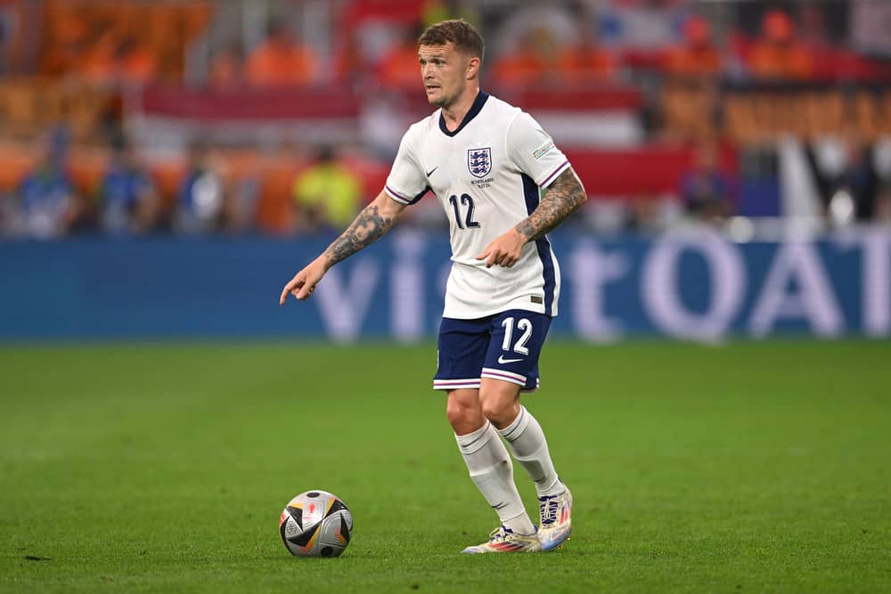 Kieran Trippier in action for England in the Euro 2024 semi-final